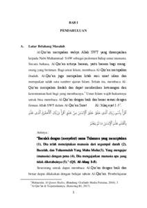 Analisis Implementasi Metode Talaqqi Dalam Pembelajaran Tahsin Al Qur